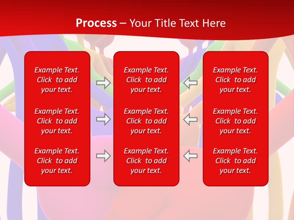 A Group Of People Holding Each Other In The Air PowerPoint Template
