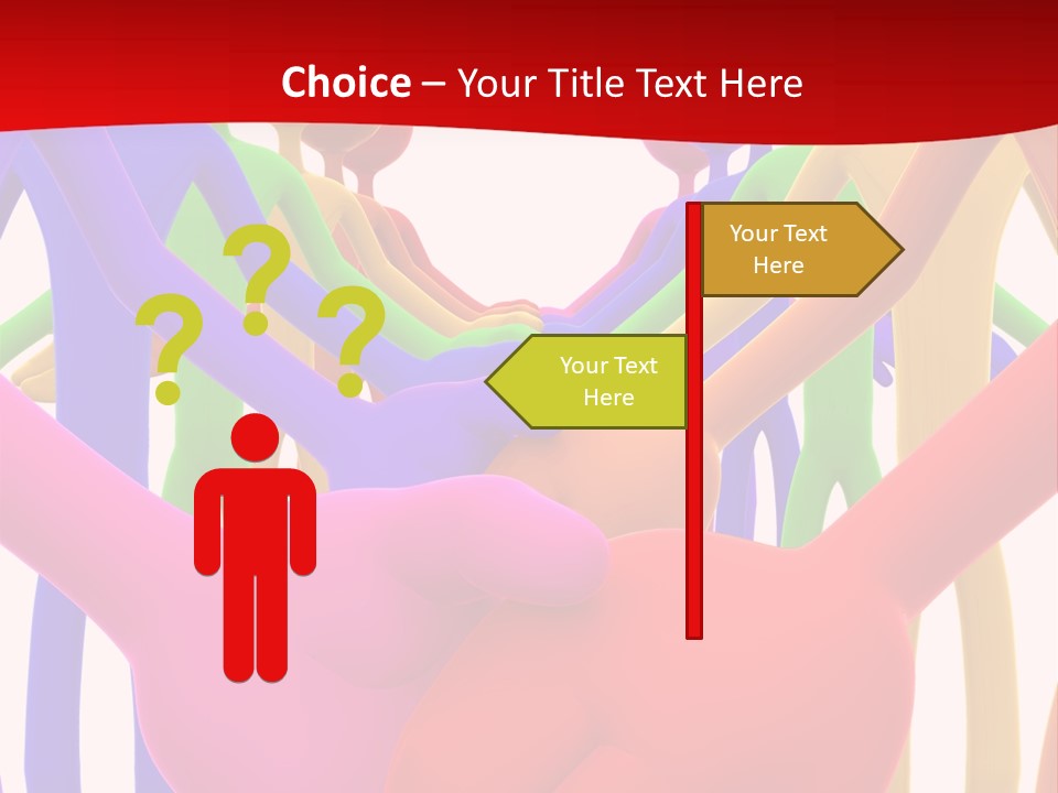 A Group Of People Holding Each Other In The Air PowerPoint Template