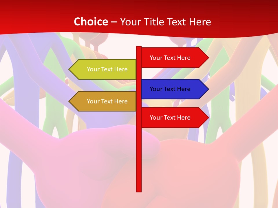 A Group Of People Holding Each Other In The Air PowerPoint Template