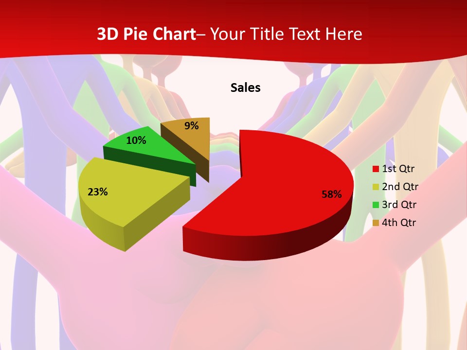 A Group Of People Holding Each Other In The Air PowerPoint Template
