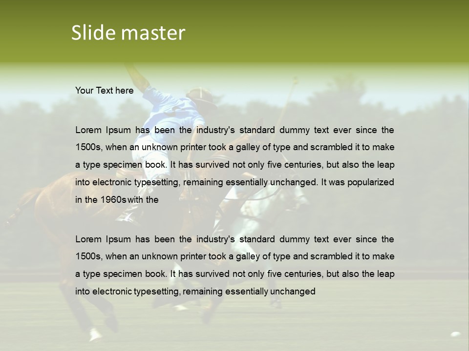 Polo PowerPoint Template