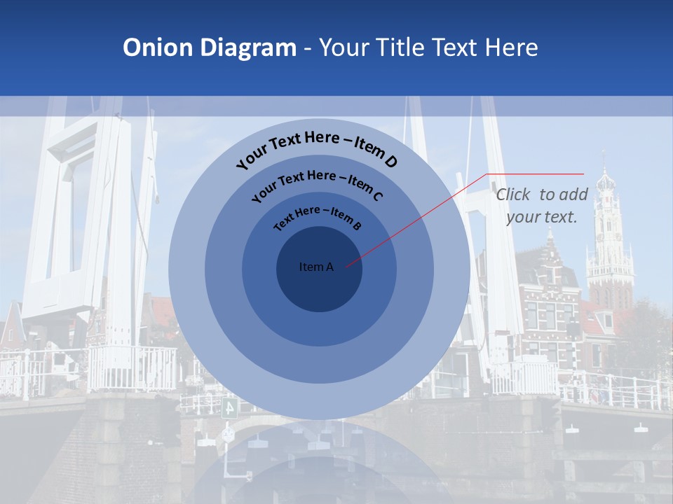 Beautiful View At Historic Haarlem In Holland PowerPoint Template