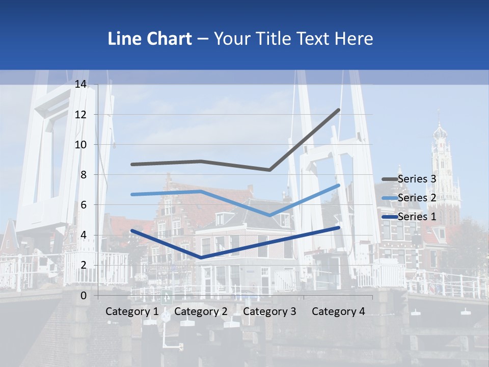 Beautiful View At Historic Haarlem In Holland PowerPoint Template
