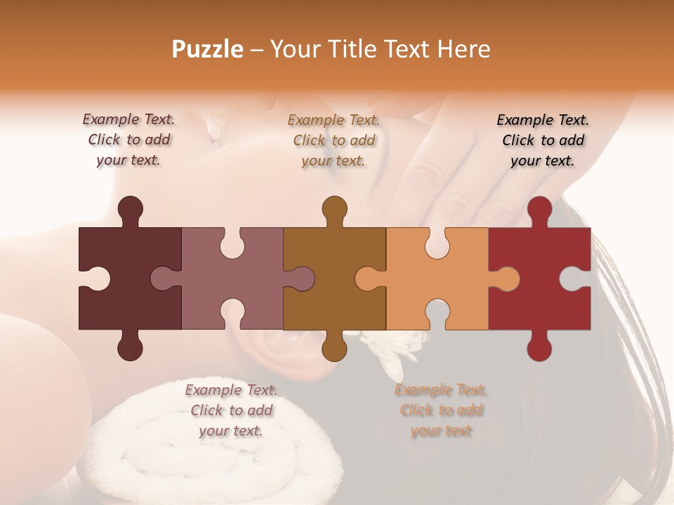 Casual Group Of College Students Smiling - Isolated Over A White Background PowerPoint Template