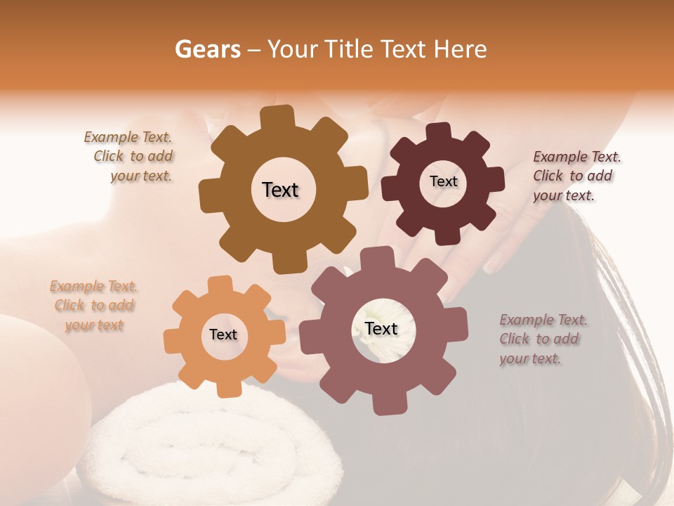 Casual Group Of College Students Smiling - Isolated Over A White Background PowerPoint Template