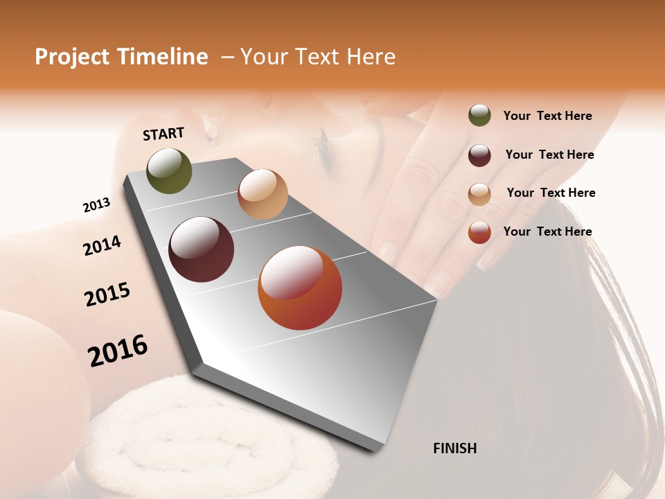 Casual Group Of College Students Smiling - Isolated Over A White Background PowerPoint Template