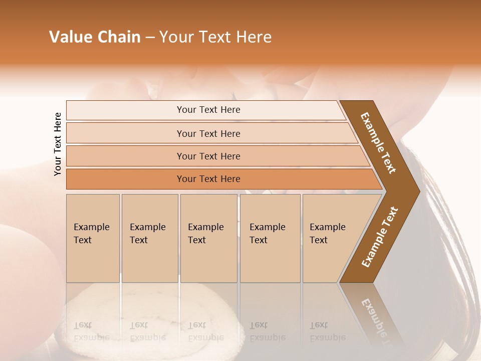 Casual Group Of College Students Smiling - Isolated Over A White Background PowerPoint Template