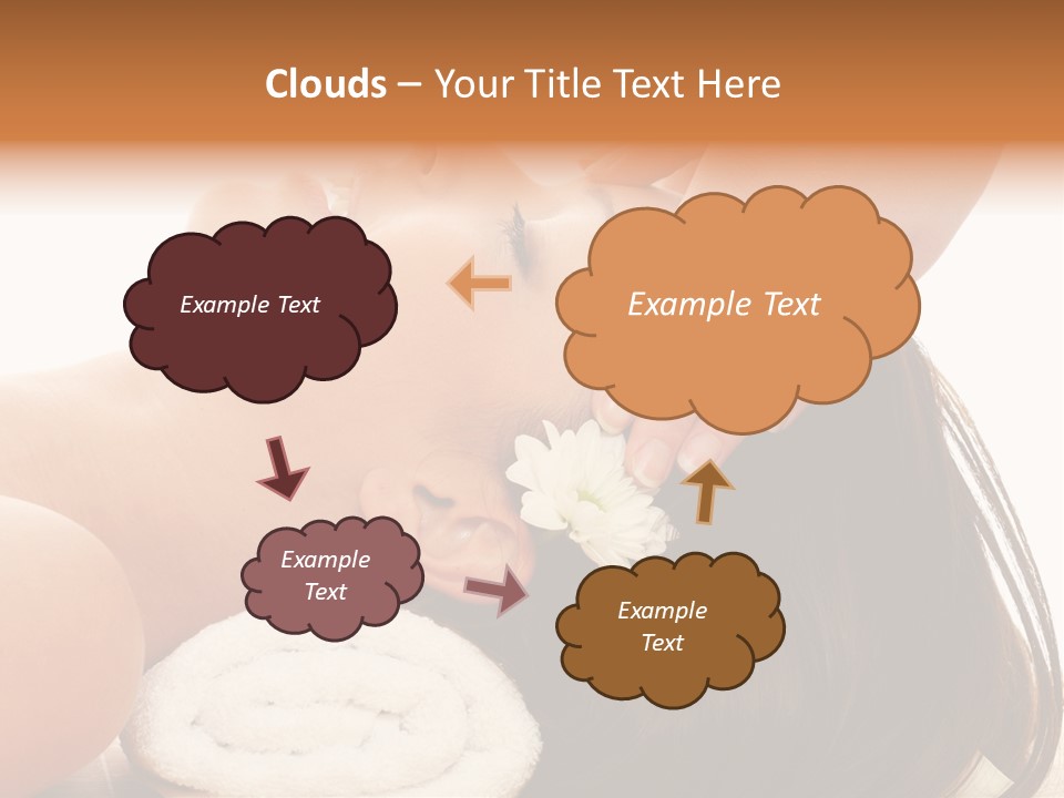 Casual Group Of College Students Smiling - Isolated Over A White Background PowerPoint Template