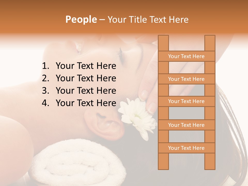 Casual Group Of College Students Smiling - Isolated Over A White Background PowerPoint Template