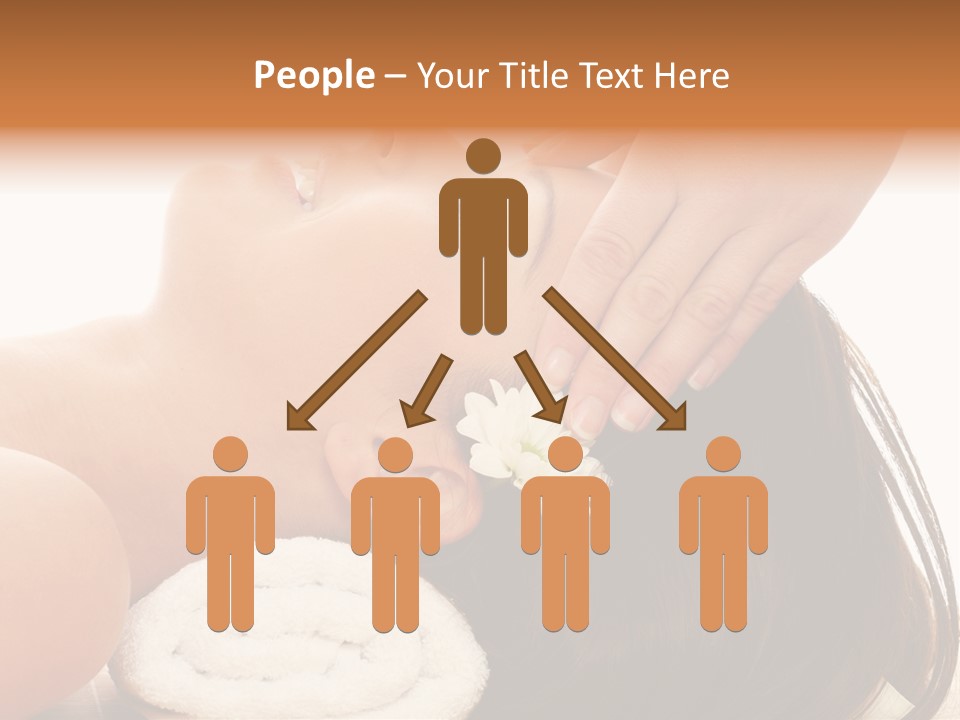 Casual Group Of College Students Smiling - Isolated Over A White Background PowerPoint Template