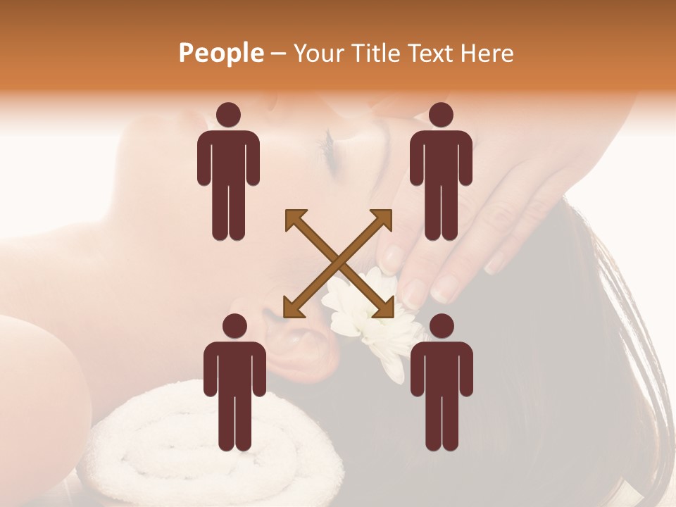 Casual Group Of College Students Smiling - Isolated Over A White Background PowerPoint Template