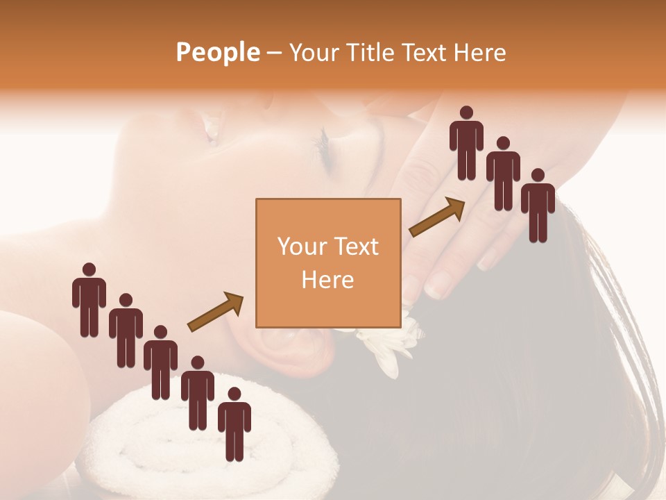 Casual Group Of College Students Smiling - Isolated Over A White Background PowerPoint Template