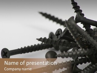 Drywall Screws PowerPoint Template