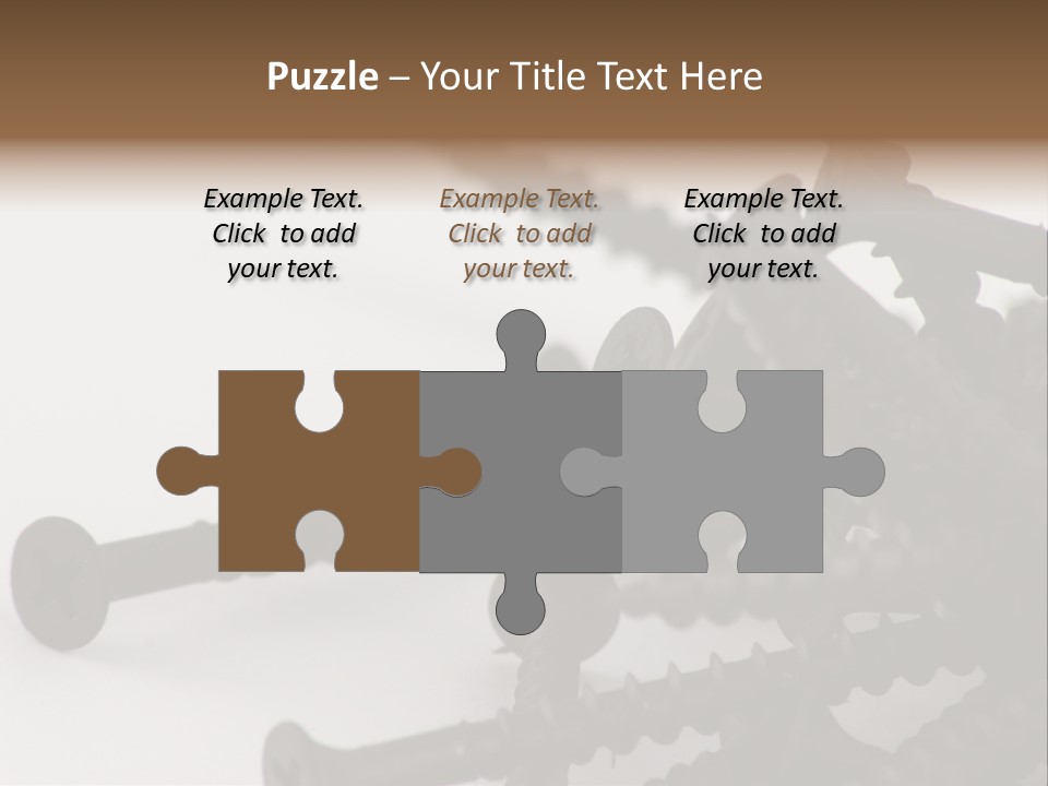 Drywall Screws PowerPoint Template