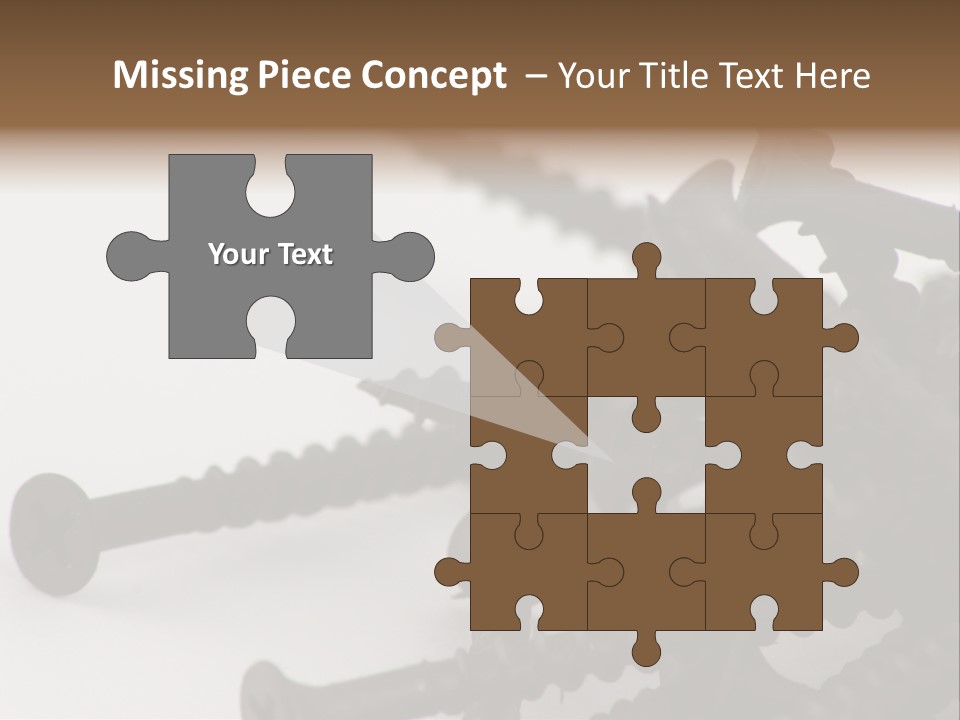 Drywall Screws PowerPoint Template
