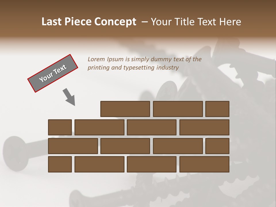Drywall Screws PowerPoint Template