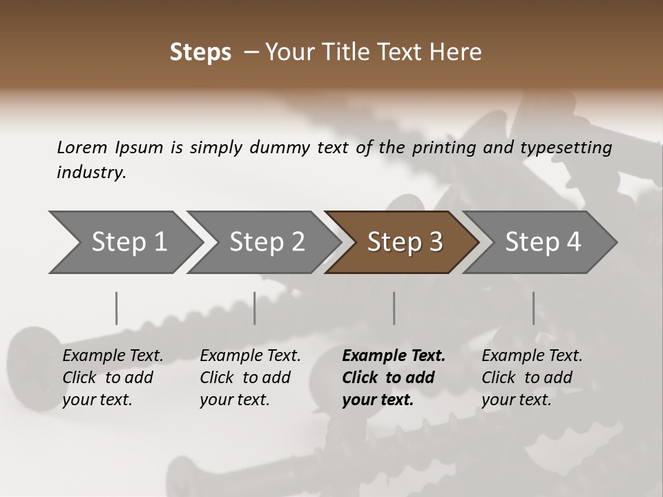 Drywall Screws PowerPoint Template