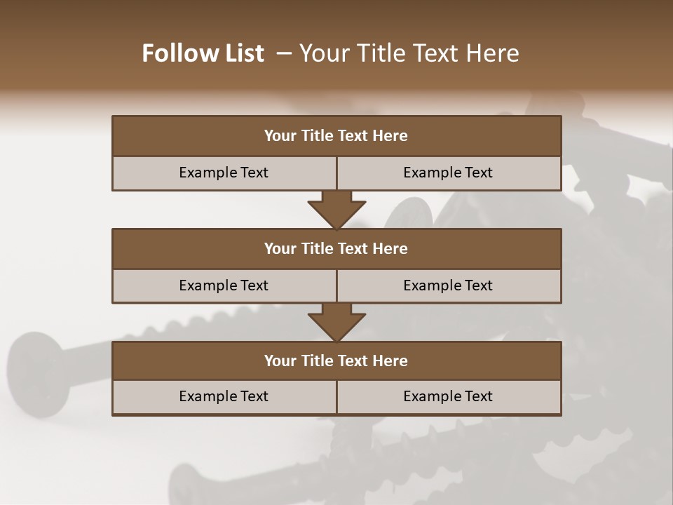Drywall Screws PowerPoint Template