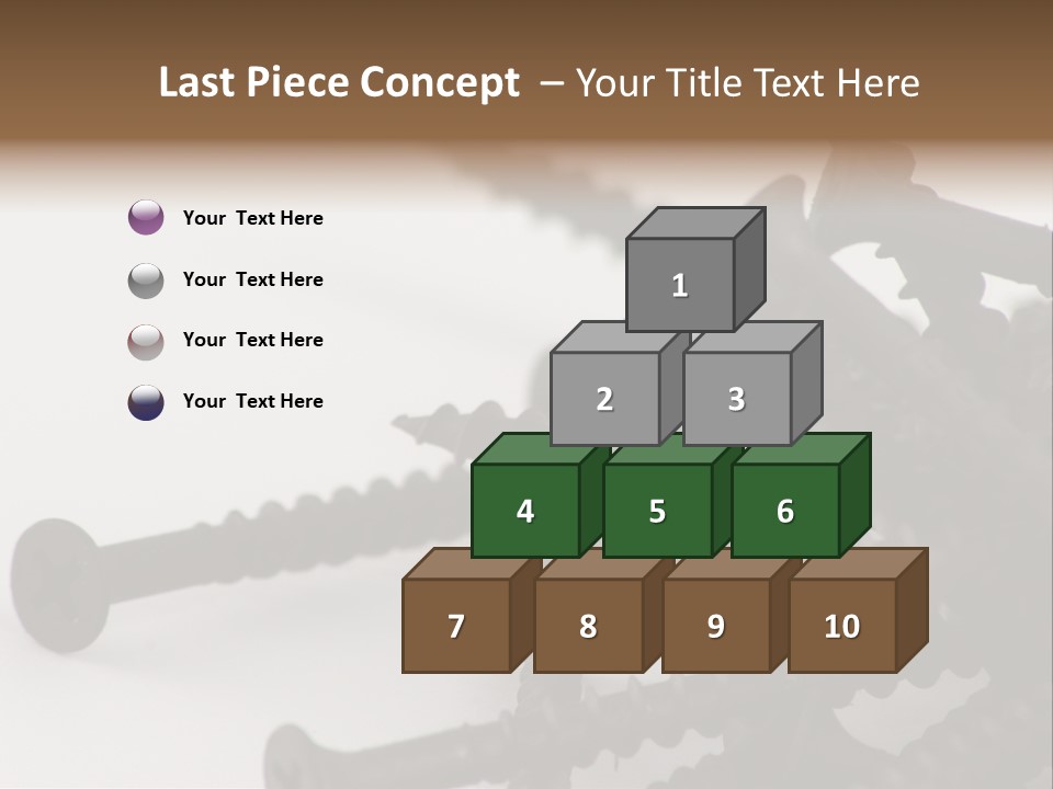 Drywall Screws PowerPoint Template