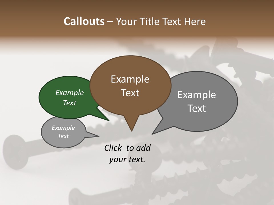 Drywall Screws PowerPoint Template