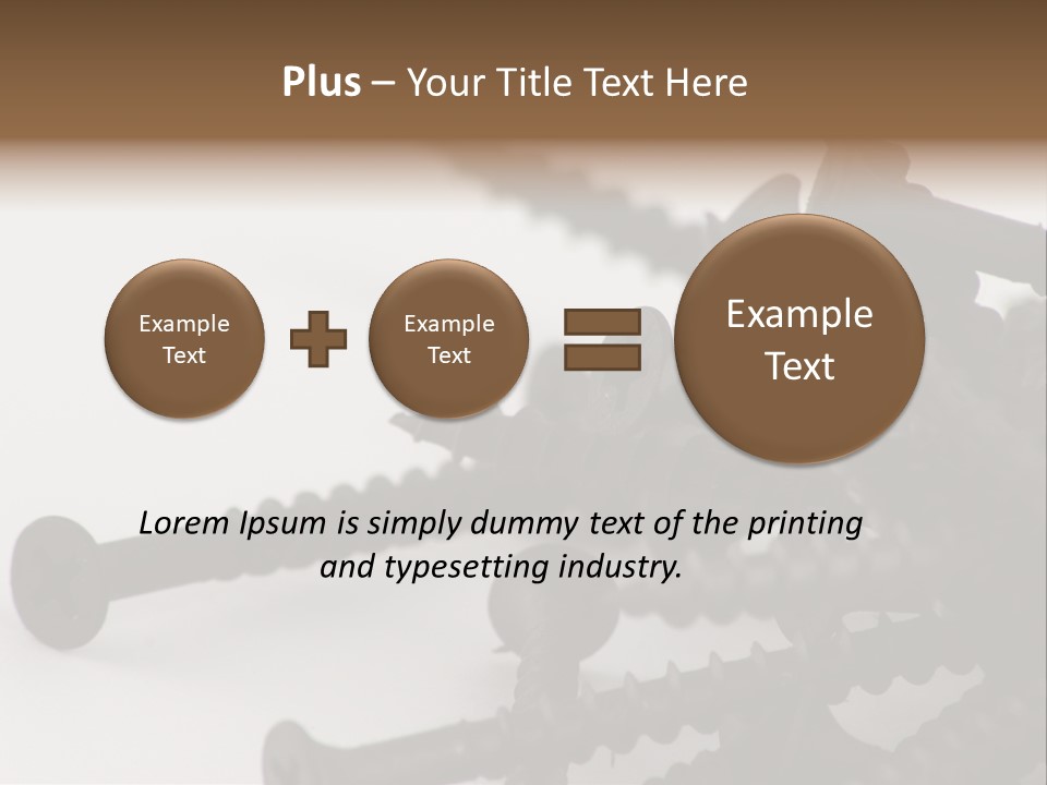Drywall Screws PowerPoint Template