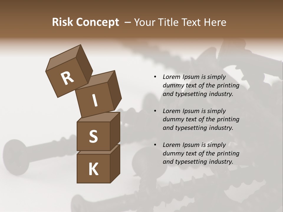 Drywall Screws PowerPoint Template