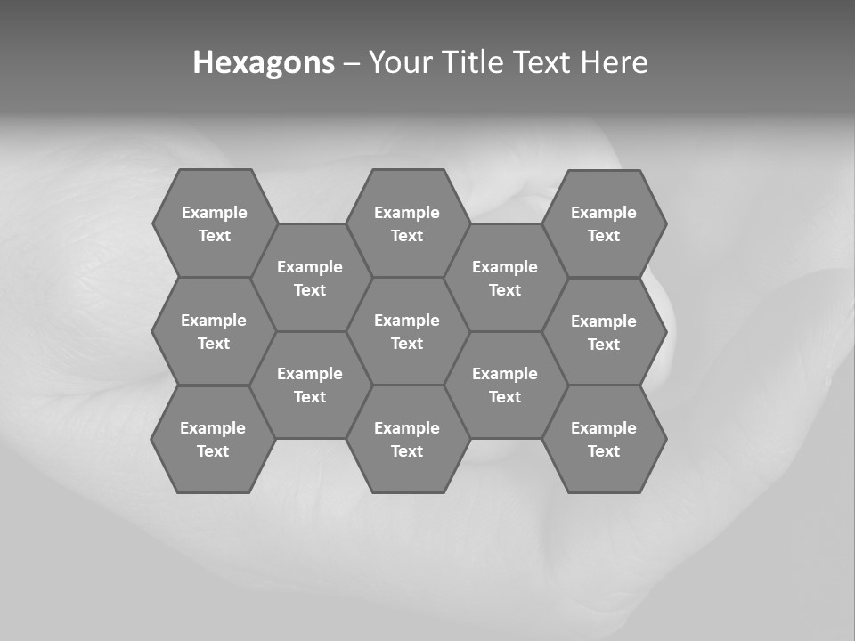 Teacher And Three Preschoolers Playing With Wooden Blocks PowerPoint Template