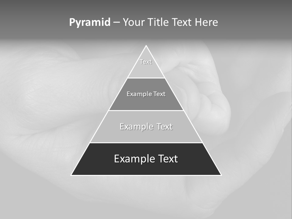 Teacher And Three Preschoolers Playing With Wooden Blocks PowerPoint Template