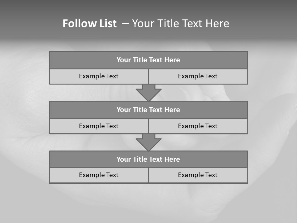 Teacher And Three Preschoolers Playing With Wooden Blocks PowerPoint Template