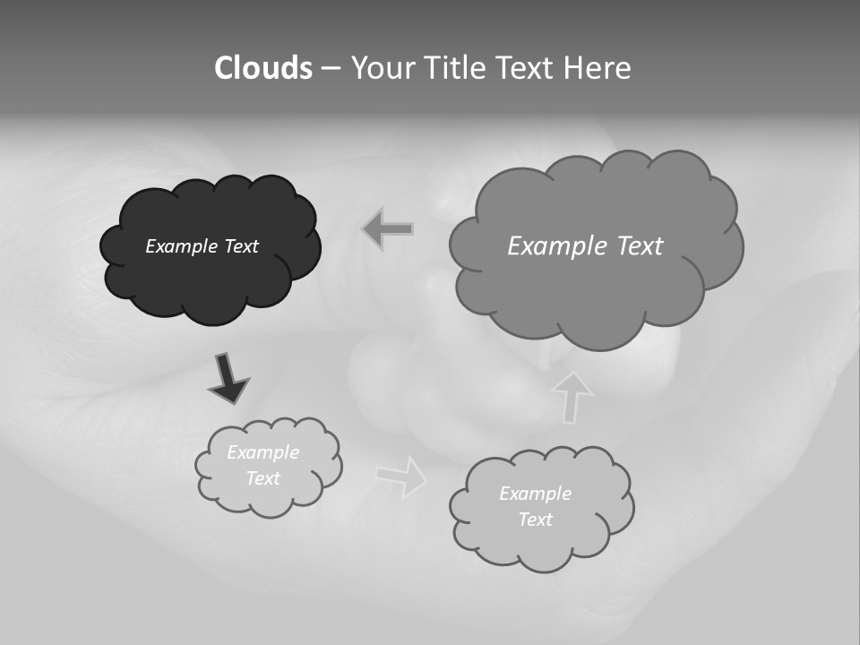 Teacher And Three Preschoolers Playing With Wooden Blocks PowerPoint Template