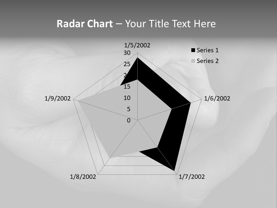 Teacher And Three Preschoolers Playing With Wooden Blocks PowerPoint Template