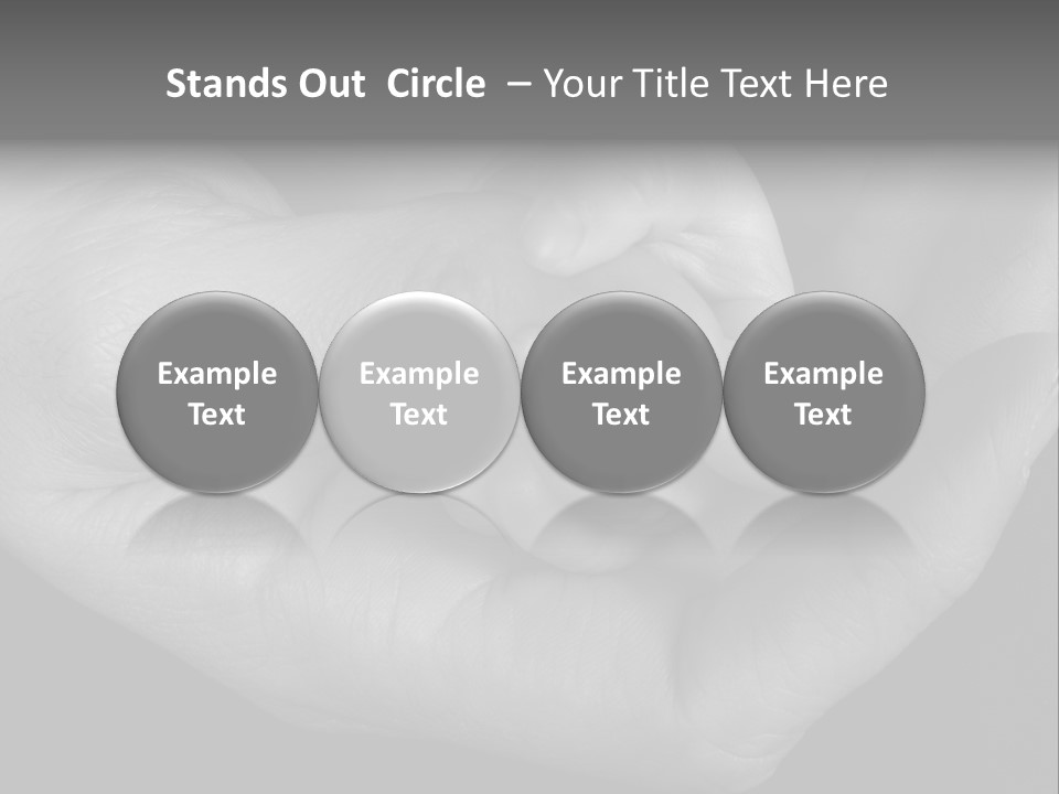 Teacher And Three Preschoolers Playing With Wooden Blocks PowerPoint Template