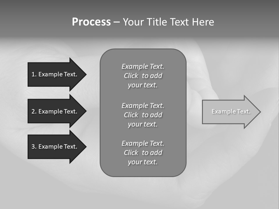 Teacher And Three Preschoolers Playing With Wooden Blocks PowerPoint Template