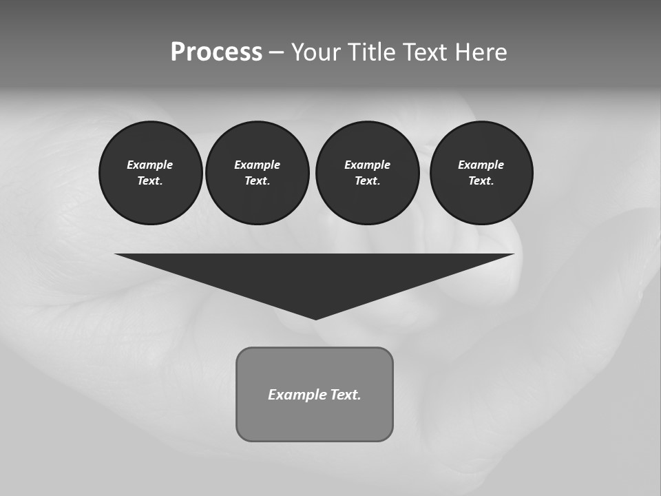 Teacher And Three Preschoolers Playing With Wooden Blocks PowerPoint Template