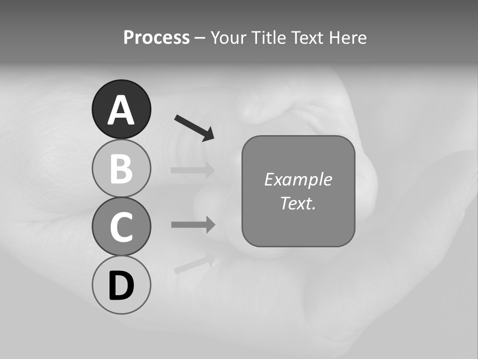 Teacher And Three Preschoolers Playing With Wooden Blocks PowerPoint Template