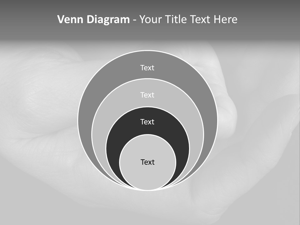 Teacher And Three Preschoolers Playing With Wooden Blocks PowerPoint Template