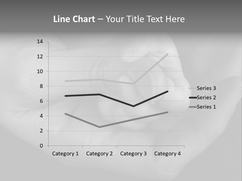 Teacher And Three Preschoolers Playing With Wooden Blocks PowerPoint Template