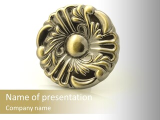 Door Knob. PowerPoint Template