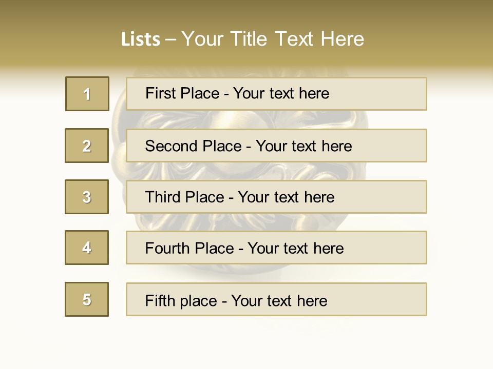 Door Knob. PowerPoint Template