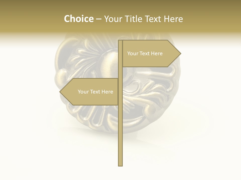 Door Knob. PowerPoint Template