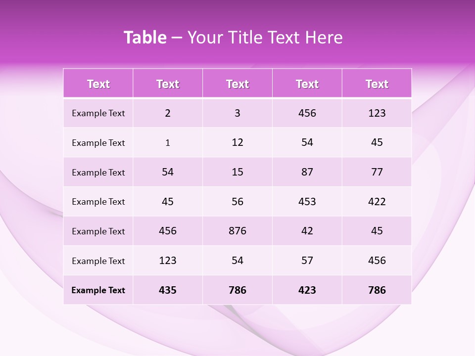 A Purple Abstract Powerpoint Presentation PowerPoint Template