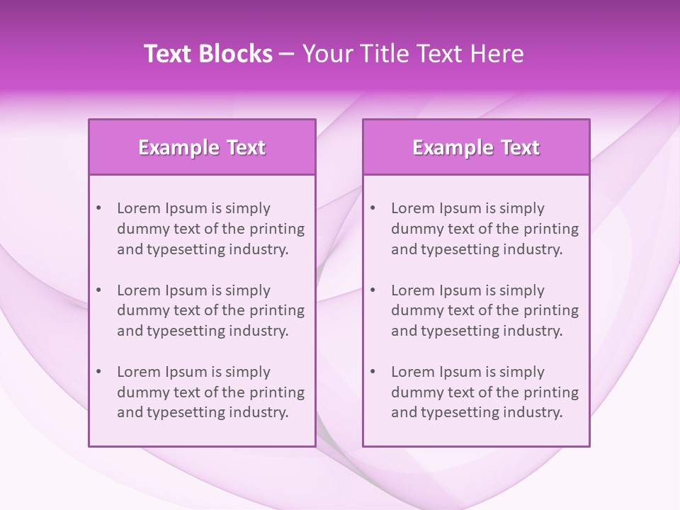 A Purple Abstract Powerpoint Presentation PowerPoint Template