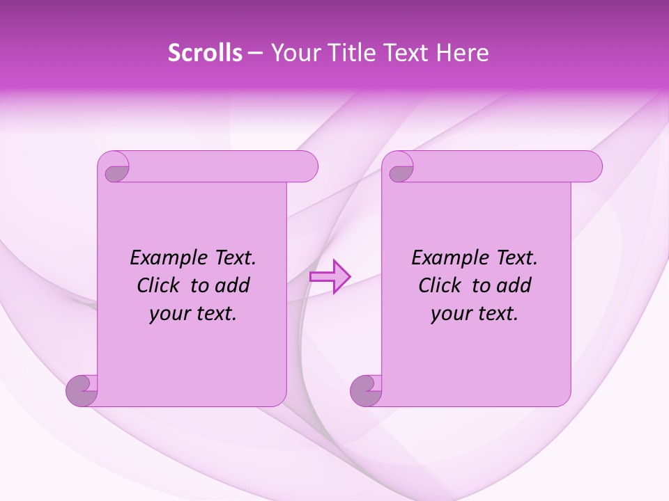A Purple Abstract Powerpoint Presentation PowerPoint Template
