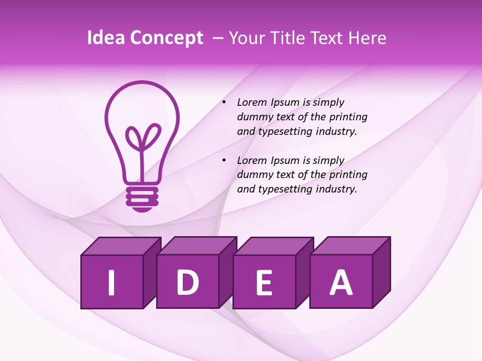 A Purple Abstract Powerpoint Presentation PowerPoint Template
