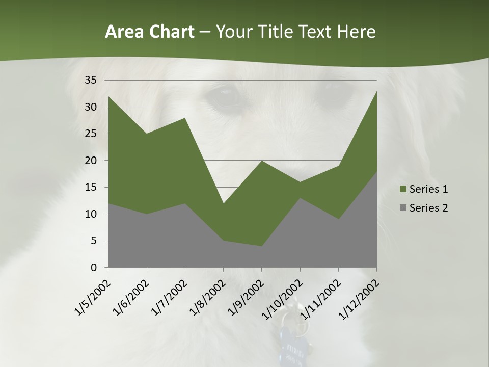 Golden Retriever Puppy PowerPoint Template