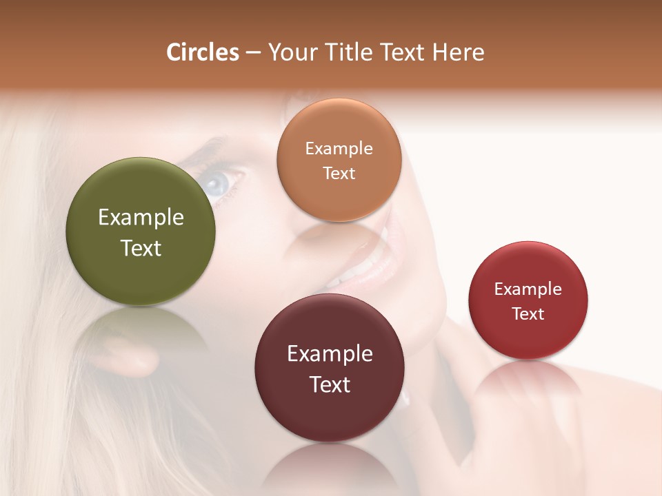 Vintage Aluminum Christmas Tree With Blue Ornaments PowerPoint Template