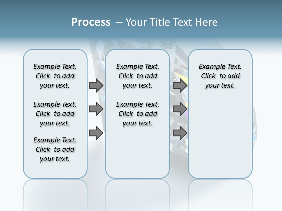 A Close Up Of A Diamond Over A White Background PowerPoint Template