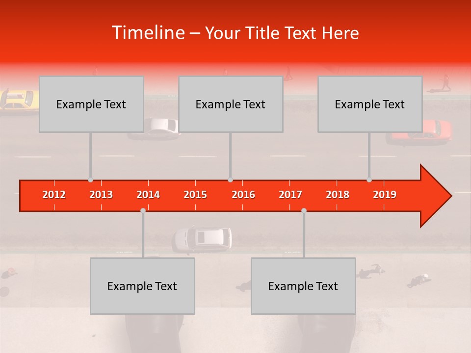 Shoes Of A Businessman Hanging Over A Ledge Of A Tall Building With Cars And People Down Below PowerPoint Template