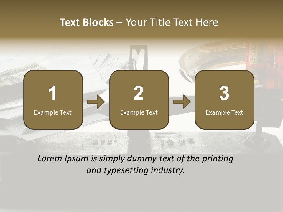 Warning May Cause Dizziness Or Headaches PowerPoint Template