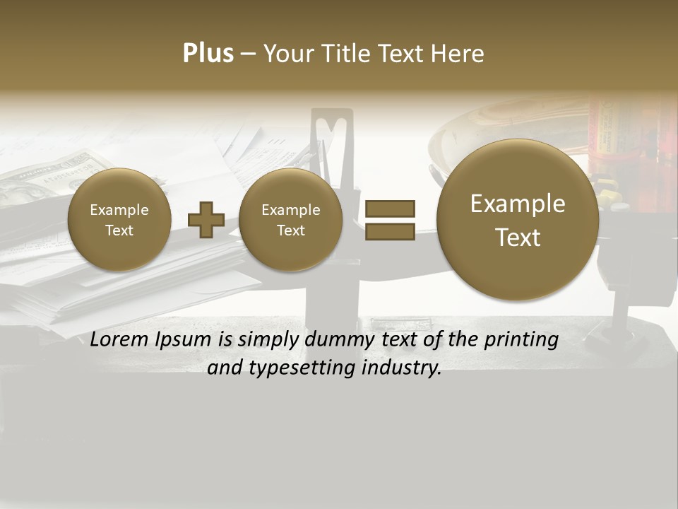 Warning May Cause Dizziness Or Headaches PowerPoint Template